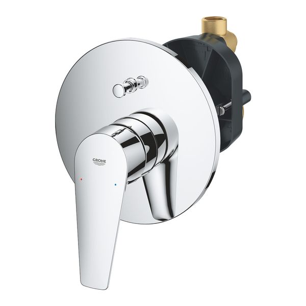 BAUEDGE СМЕСИТЕЛЬ GROHE ДЛЯ ВАННЫ 1/2 " 29 079 001 фото