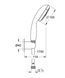 Душевой набор с держателем, 3 режима струи Grohe New Tempesta Classic (27849001) 27849001 фото 5
