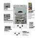Газова колонка MIXXUS GWH-0110 BASIC WHITE димохідна 10 л/хв (колір білий) (WH0022) WH0022 фото 3