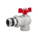 Кран кульовий Icma FAR. ROSSA 3/4" кутовий №362 SD00042361 фото 1