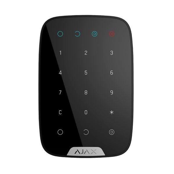 Бездротова сенсорна клавіатура Ajax KeyPad Black 13625/4024 фото