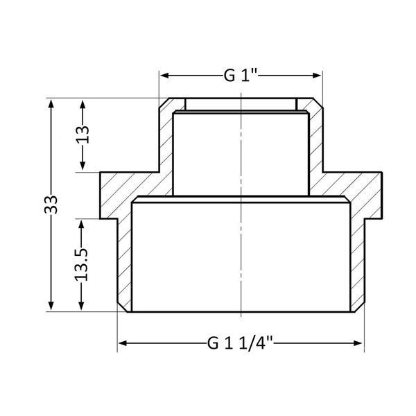 Ниппель Thermo Alliance Standart 1&nbsp;1/4"х1" НР SD4083225 SD00047824 фото