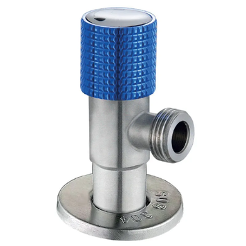 Кран для подключения сантехприборов Mixxus VAL-08-1/2x1/2 с нерж. стали SUS304 (синий) (MI6216) MI6216 фото