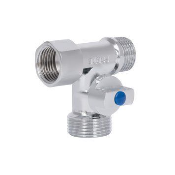 Кран приборный шаровой Thermo Alliance Forte 1/2"х3/4"х1/2" SF186W152015 SD00009371 фото
