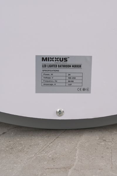 Зеркало Mixxus PLAIN MC10-80 с Led Touch, Anti-fog, димером, регулятором яркости, часами (MI6932) MI6932 фото