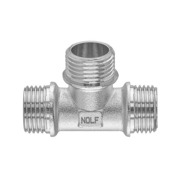 Тройник Nolf NFC.T06MMM-N-1/2''MMM никелированный (NF3101) NF3101 фото