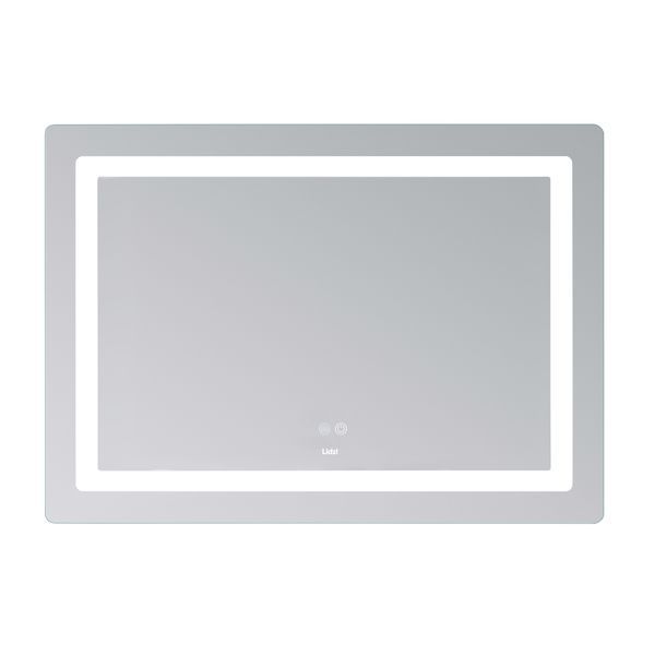 Зеркало Lidz Kubis (KU2) 1200х800 с LED-подсветкой Touch, с антизапотеванием, с диммером, рег. яркости LDKUB120080049007 SD00055131 фото