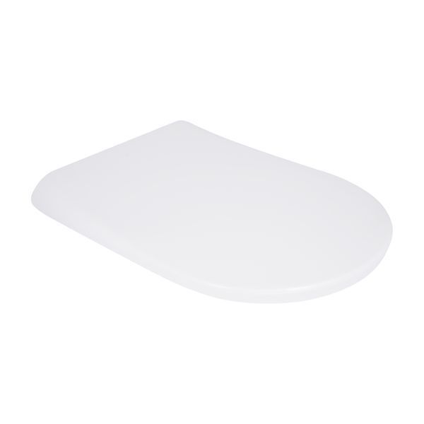 Qtap Сиденье для унитаза (Robin 520, Scorpio 520) 465x363x60 мм, White, с микролифтом, Slim Duroplast, MagLock QTSC179W48916 SD00055040 фото