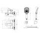 Змішувач для ванни Qtap Gemini (з душовим гарнітуром) QTGEM259GMB45684 Gunmetal Black PVD SD00051808 фото 14