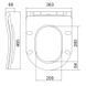 Унитаз подвесной эргономичный Koer TT-0102-T3 520x360x360mm система смыва TORNADO 3.0 (KR5616) KR5616 фото 4