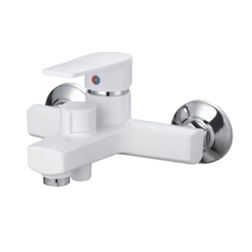 Смеситель для ванны PLAMIX OSCAR-009 EURO SET WHITE (со шлангом, лейкой и кронштейном) (PM0699) PM0699 фото