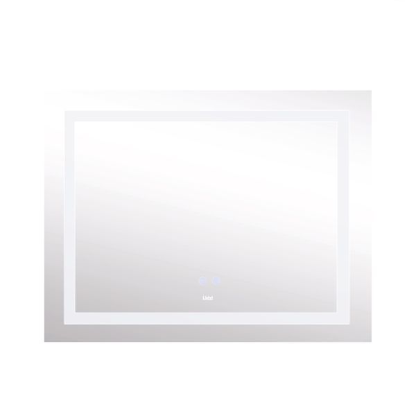 Зеркало Lidz Kubis (KU1) 1200х800 с LED-подсветкой Touch, с антизапотеванием, с диммером, рег. яркости LDKUB120080049008 SD00055132 фото