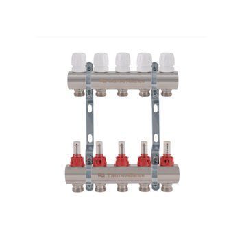 Колектор з витратомірами Thermo Alliance Standart 1" 5 виходи SD235W5 SD00021383 фото