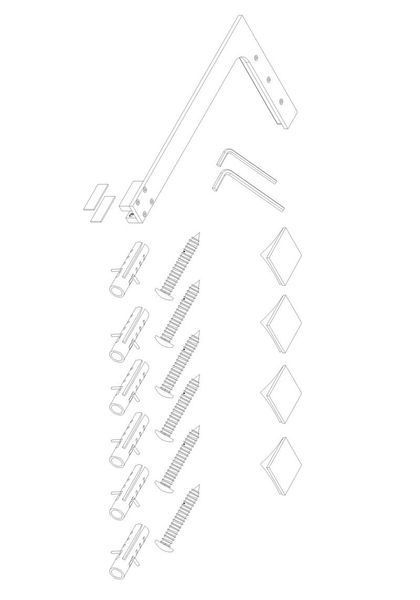 Душевая перегородка Koer SR SP02-100x200-TR-12 Walk-In проз.стекло Easy Clean 8мм, матовое золото (KR5396) KR5396 фото