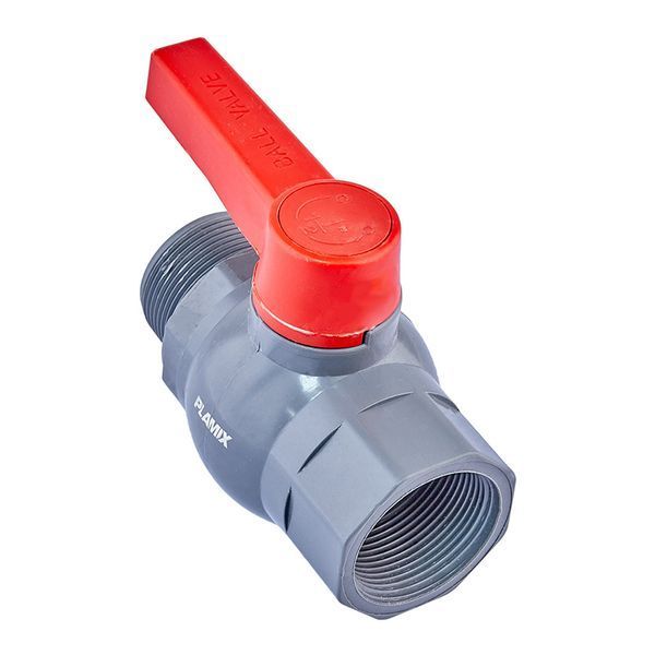 Кран шаровой Plamix PVM-1 1/2" FM PVC (PM0623) PM0623 фото