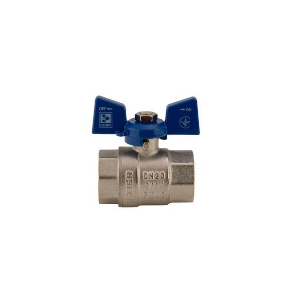Кран шаровый Koer 3/4" ГГБ (KR.217.B) синий (KR2720) KR2720 фото