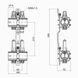 Коллектор Icma 1" 2 выхода, с расходомерами №K013 SD00005230 фото 2