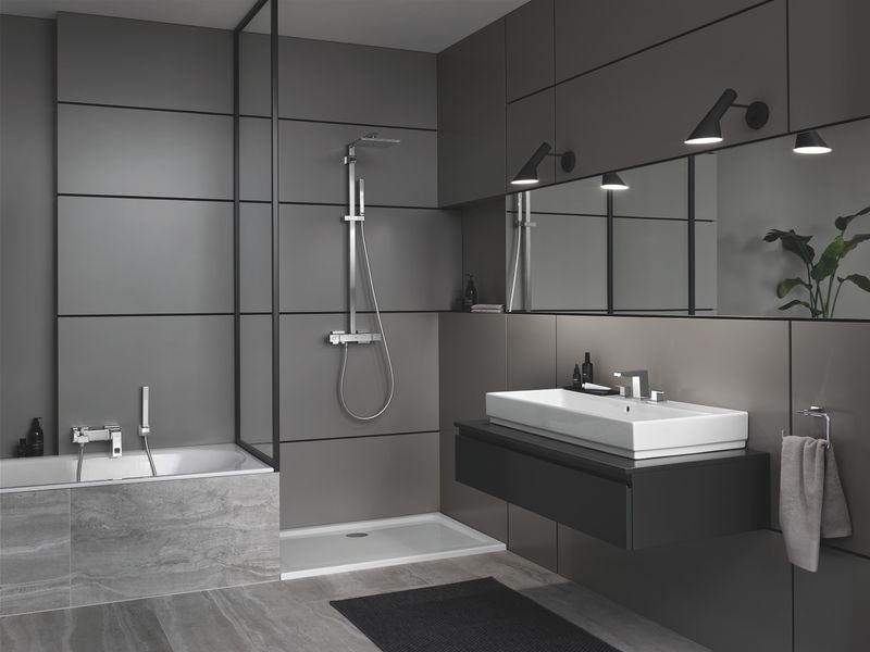 Змішувач для ванни Grohe Eurocube (23140000) 23140000 фото